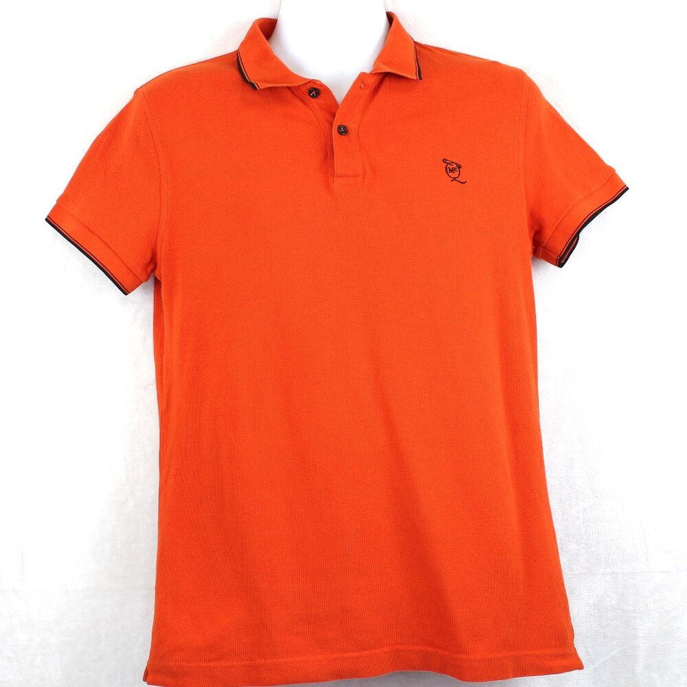 Alexander McQueen Orange Polo Shirt Mens M